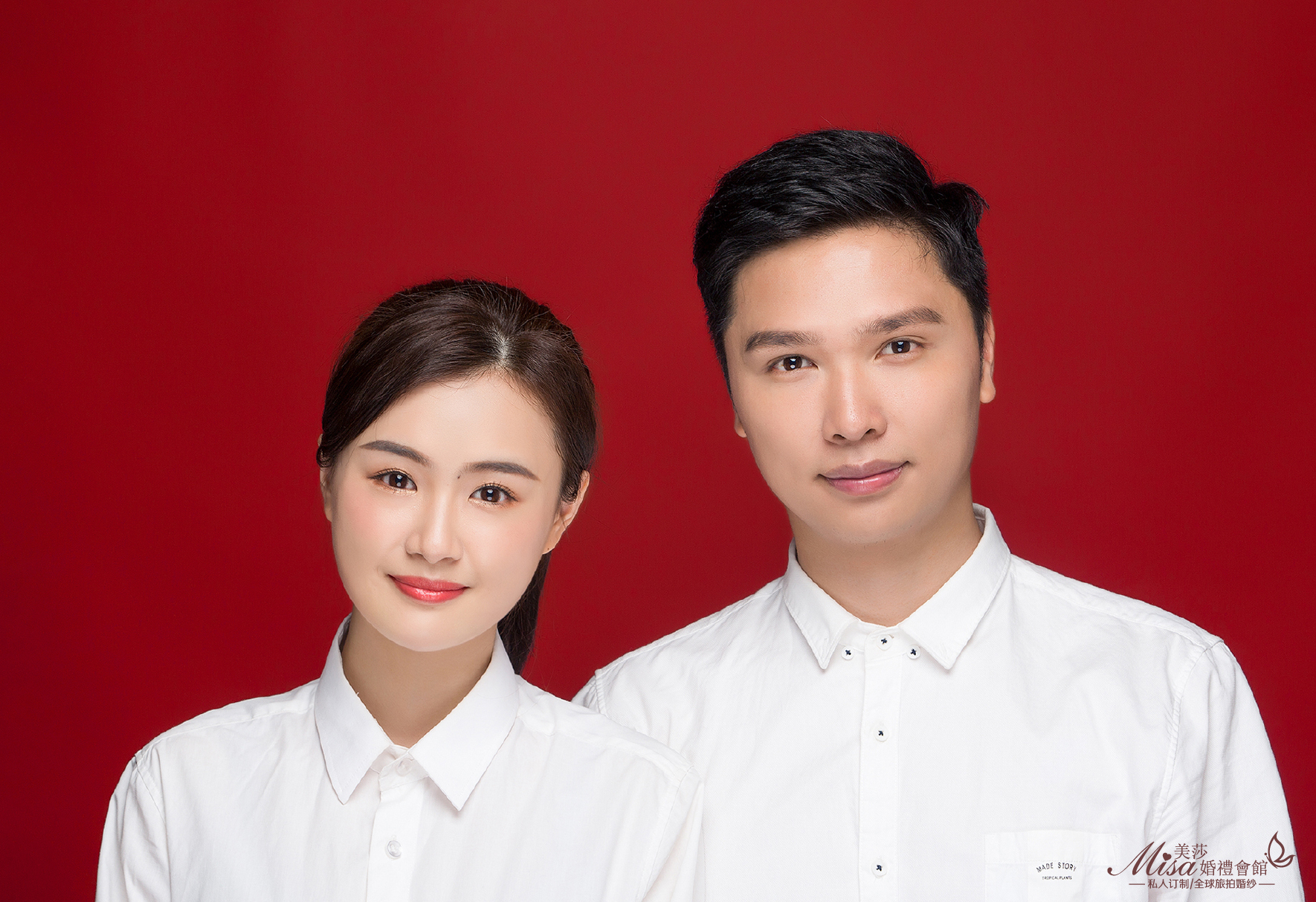 最美结婚登记照/证件照  服装+化妆造型