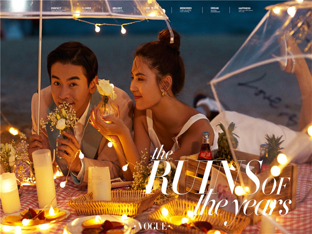 【免租六套伴娘服】夜景+海边+森系+韩式内景