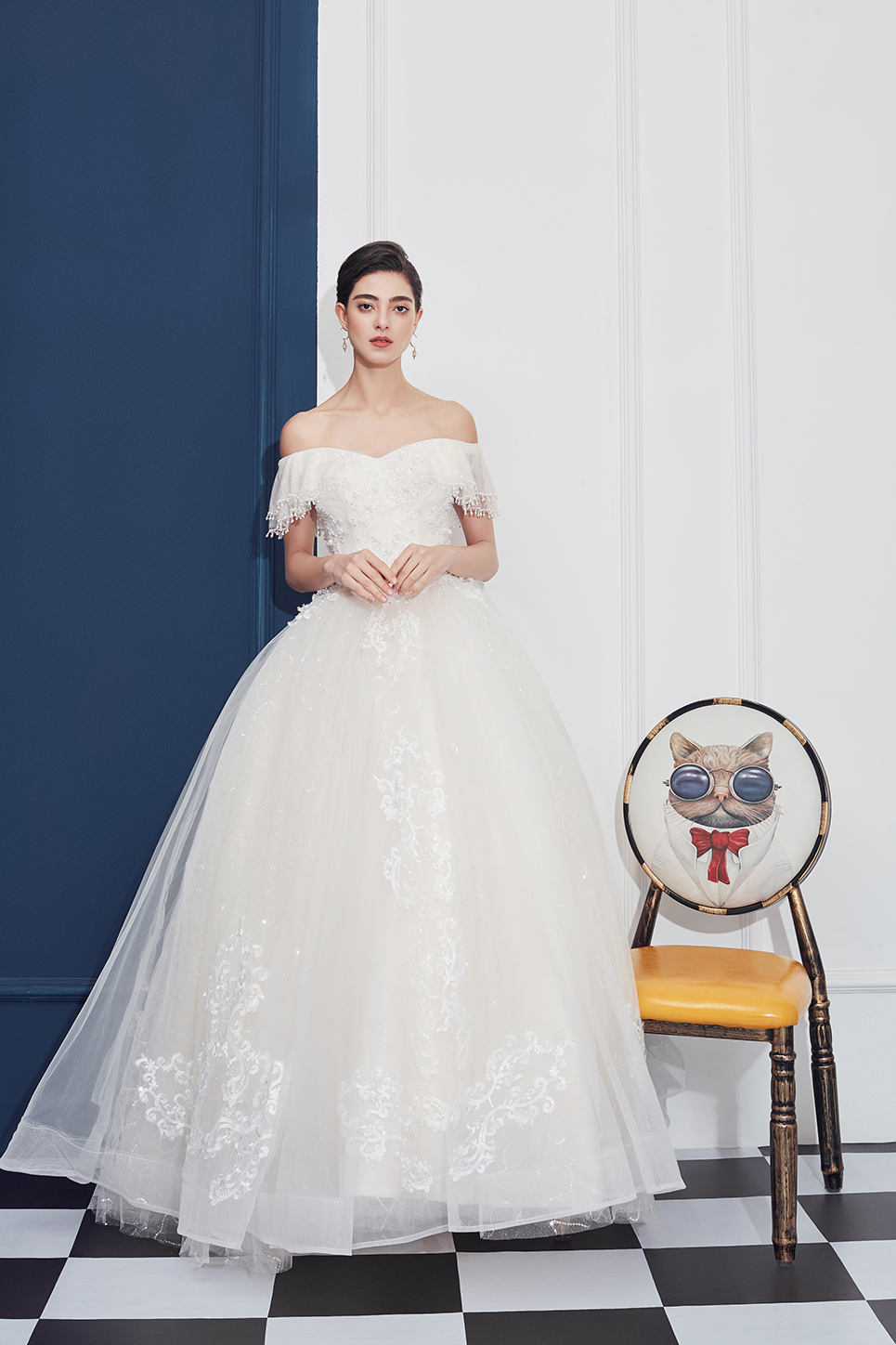 【跳跃de婚纱精灵】一字重工流苏