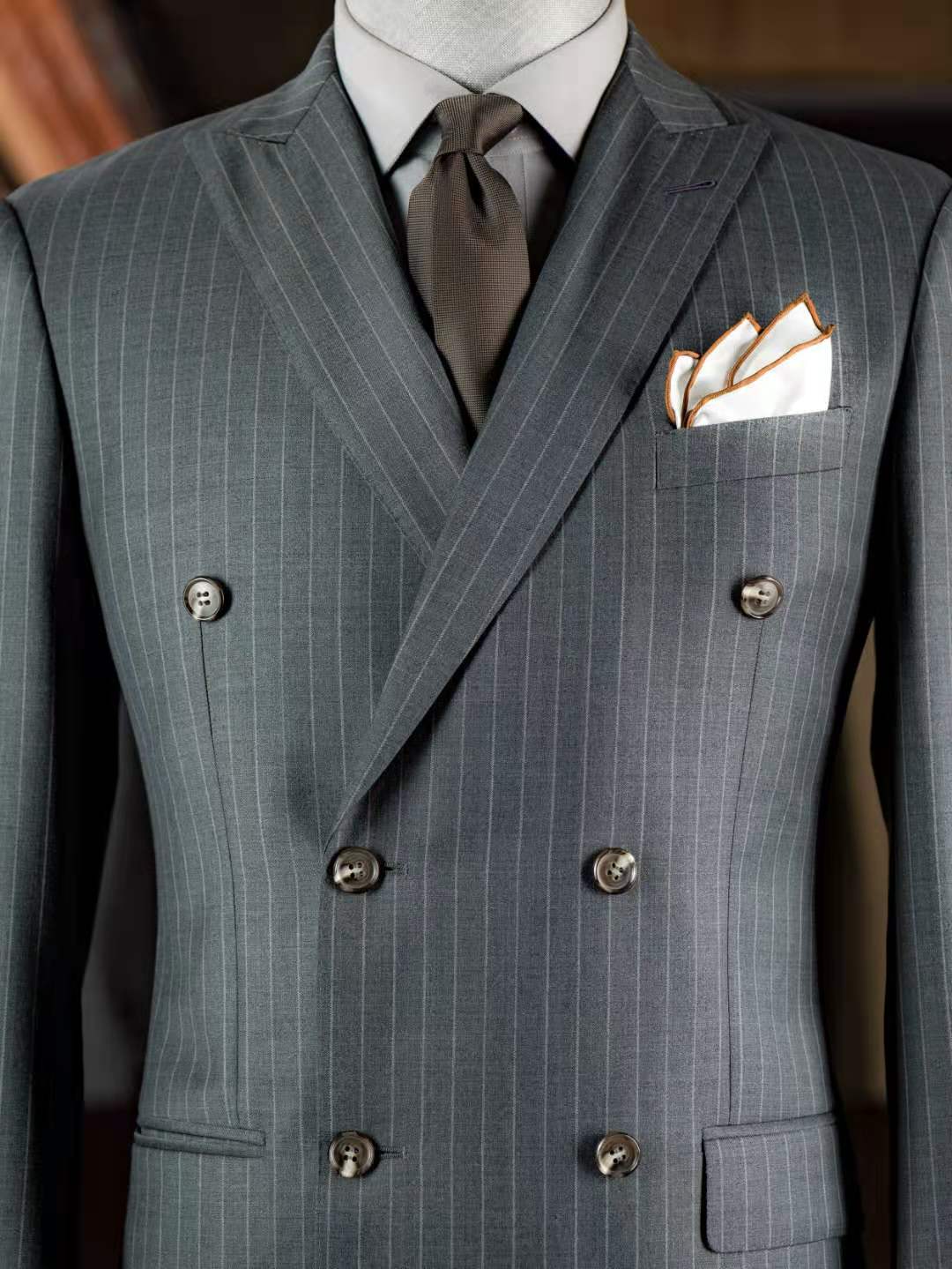 HUNTSMAN双排灰条纹鉴赏