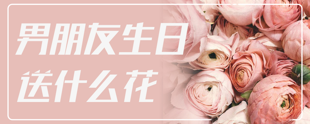 男朋友生日送什么花