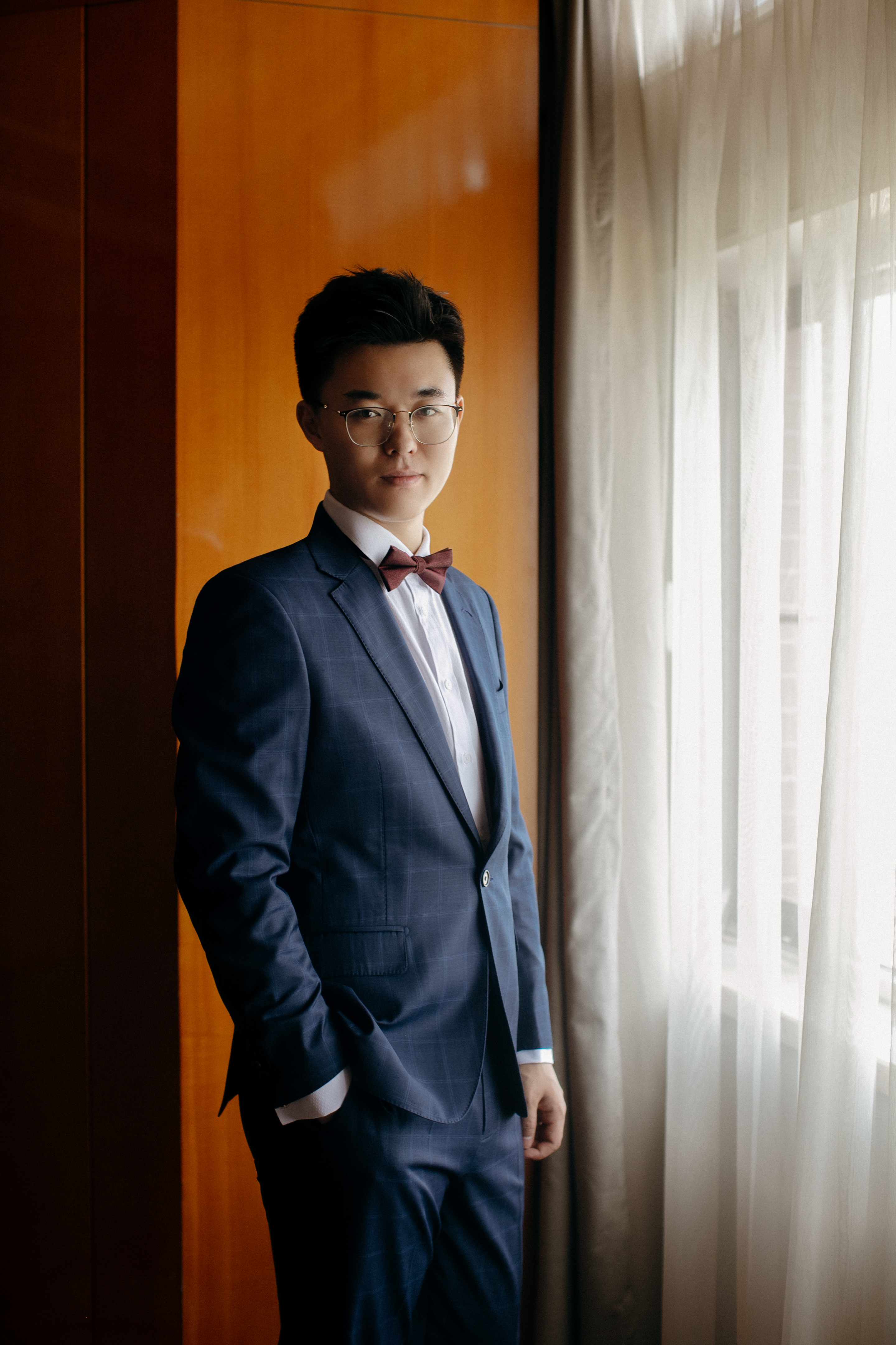 【送衬衣领结】FANZY2022结婚商务两用西服