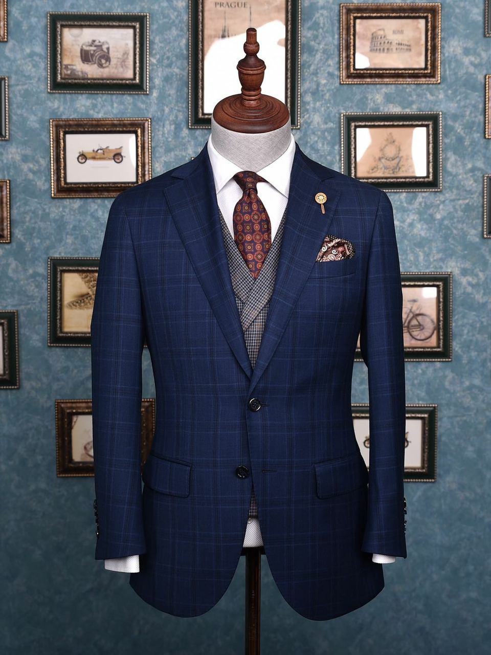 男士西装六件套