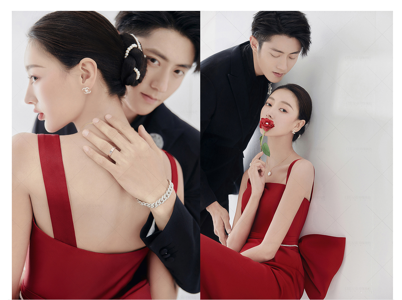 【纯色VOGUE】简约时尚/杂志风内景婚纱照