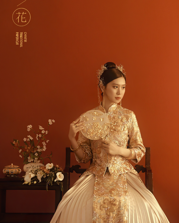 王宫婚纱摄影新中式喜嫁样片