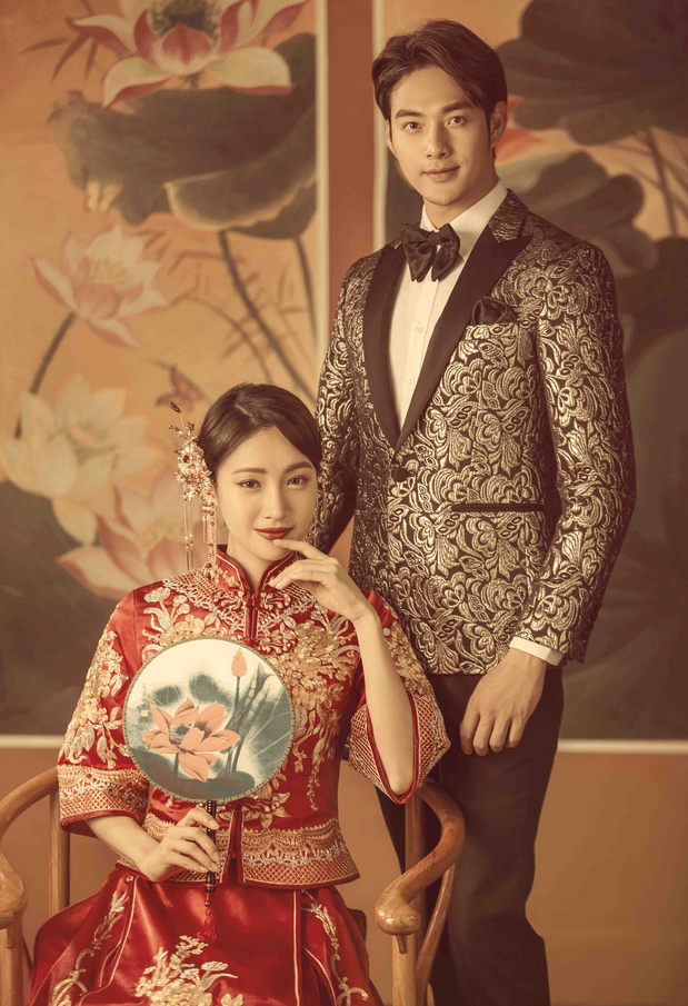 王宫婚纱摄影新中式样片拍摄