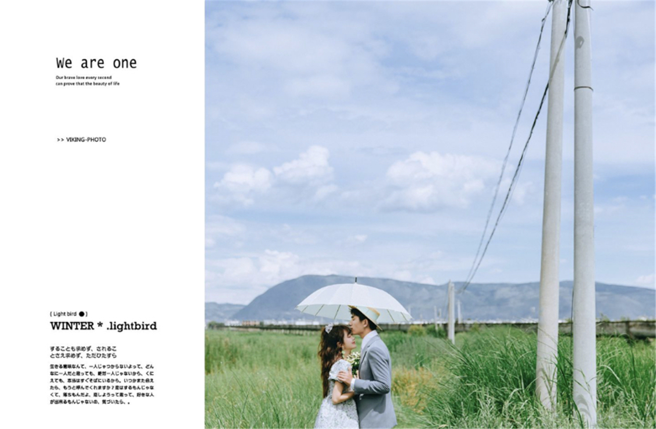 闺蜜推荐说这家【小清新】婚照真好看
