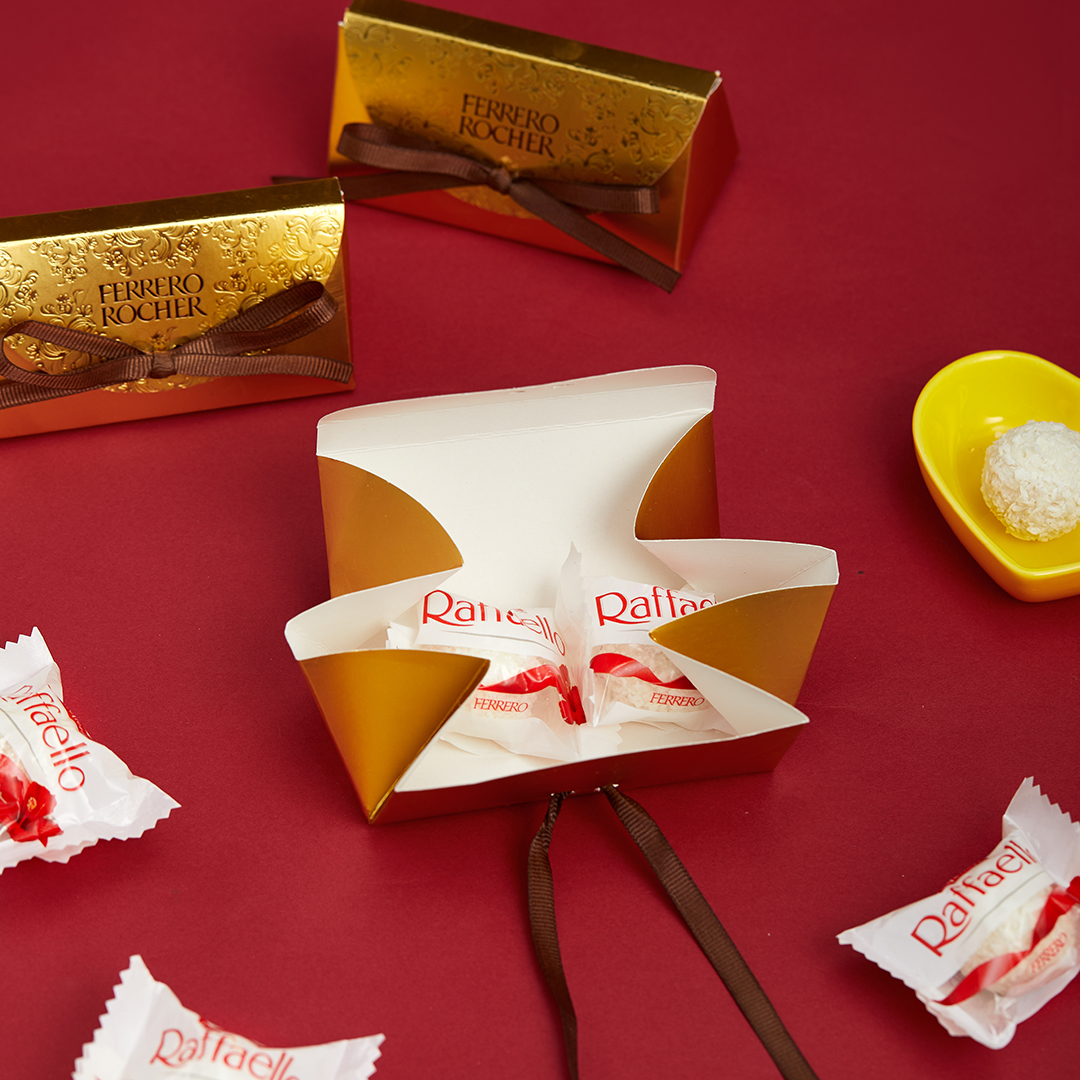 費列羅巧克力喜糖成品 2粒裝 巧克力禮盒套裝喜糖宴請回禮伴手禮零食