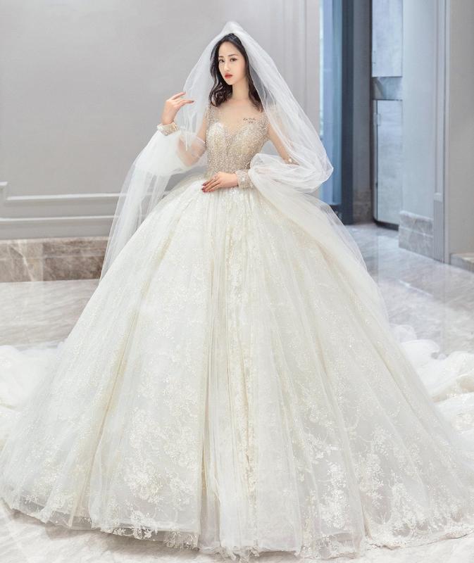 💯怀孕新娘这婚纱美的,我给100分!