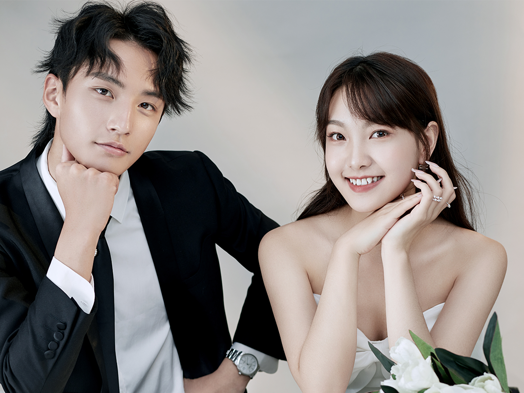 【麦田摄影】NEW明星高定婚纱照+底片全送