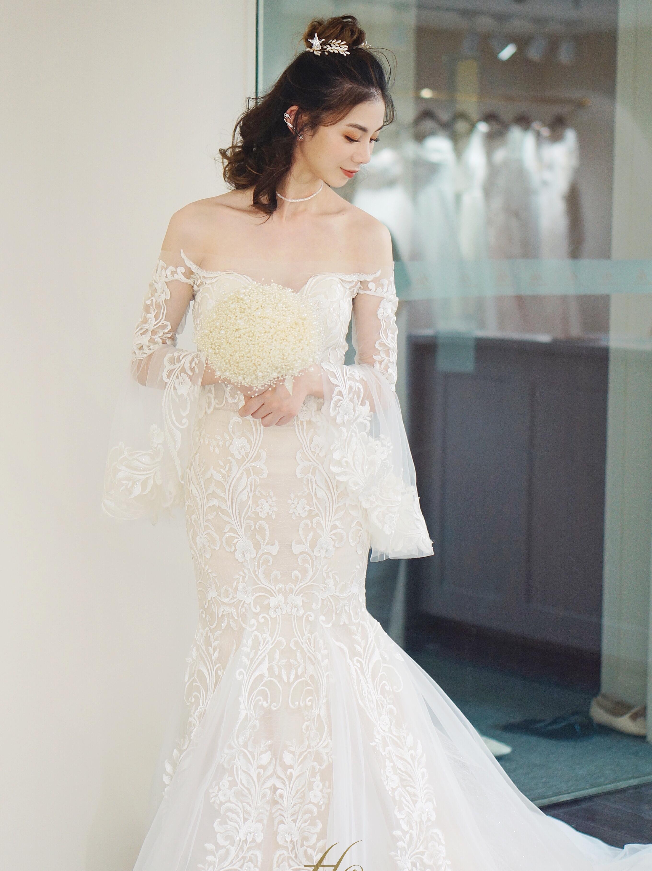 👰👰厌倦了普通婚纱，这些绝美蕾丝款等你