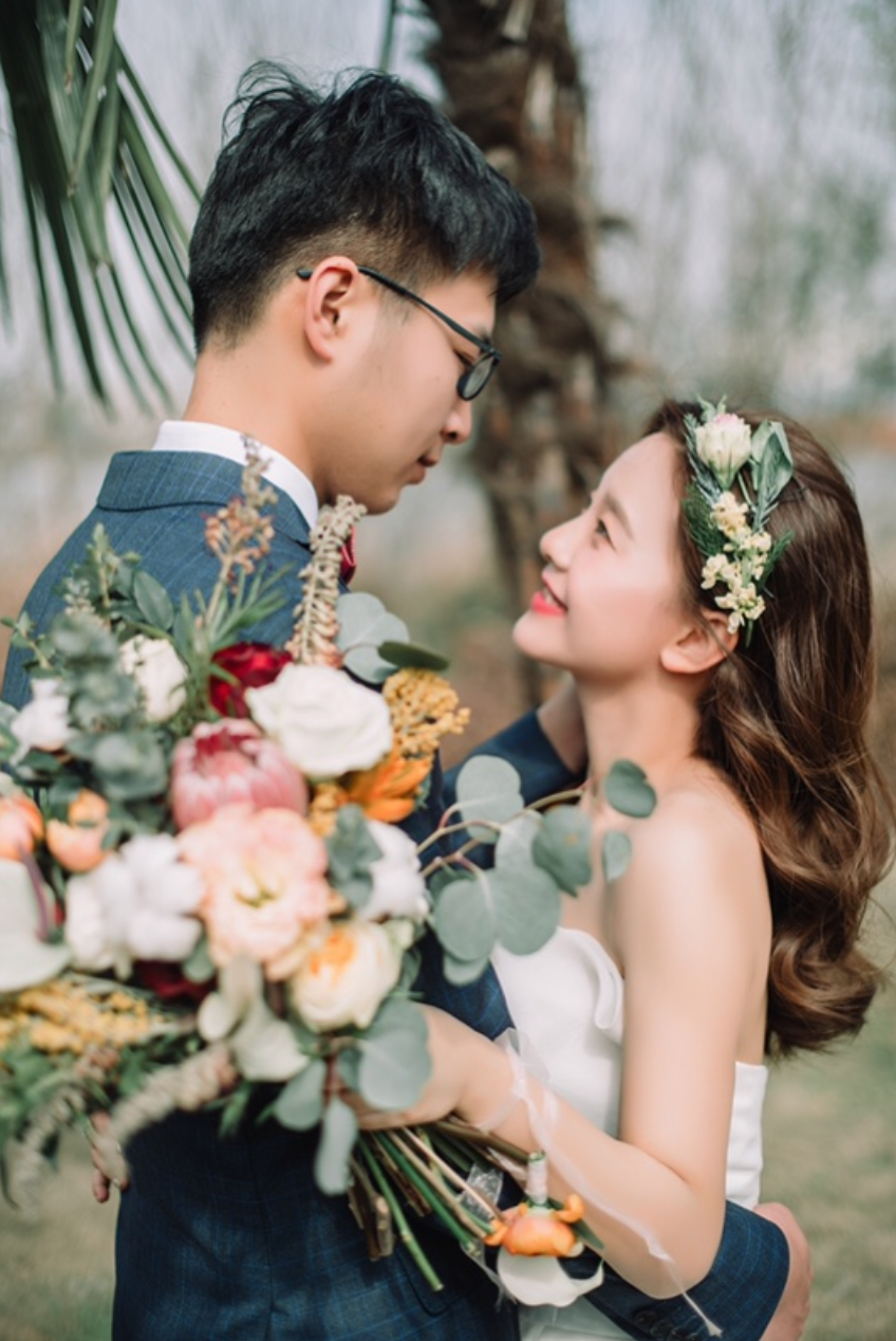 2W不到搞定的小清新户外婚礼