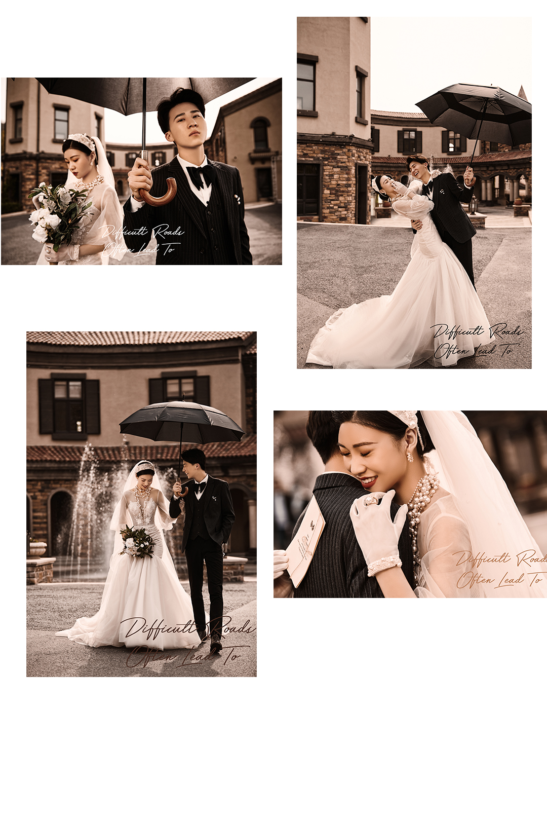 女神节婚纱照送 大婚当天新娘礼服+跟妆