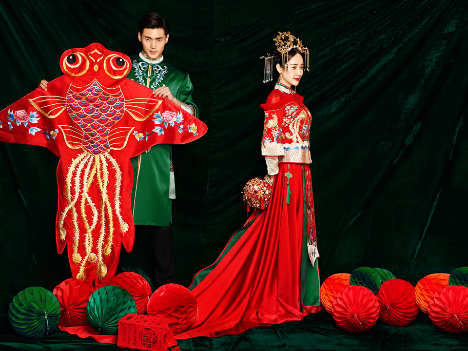 口碑爆棚丨新中式婚纱照+一对一拍摄
