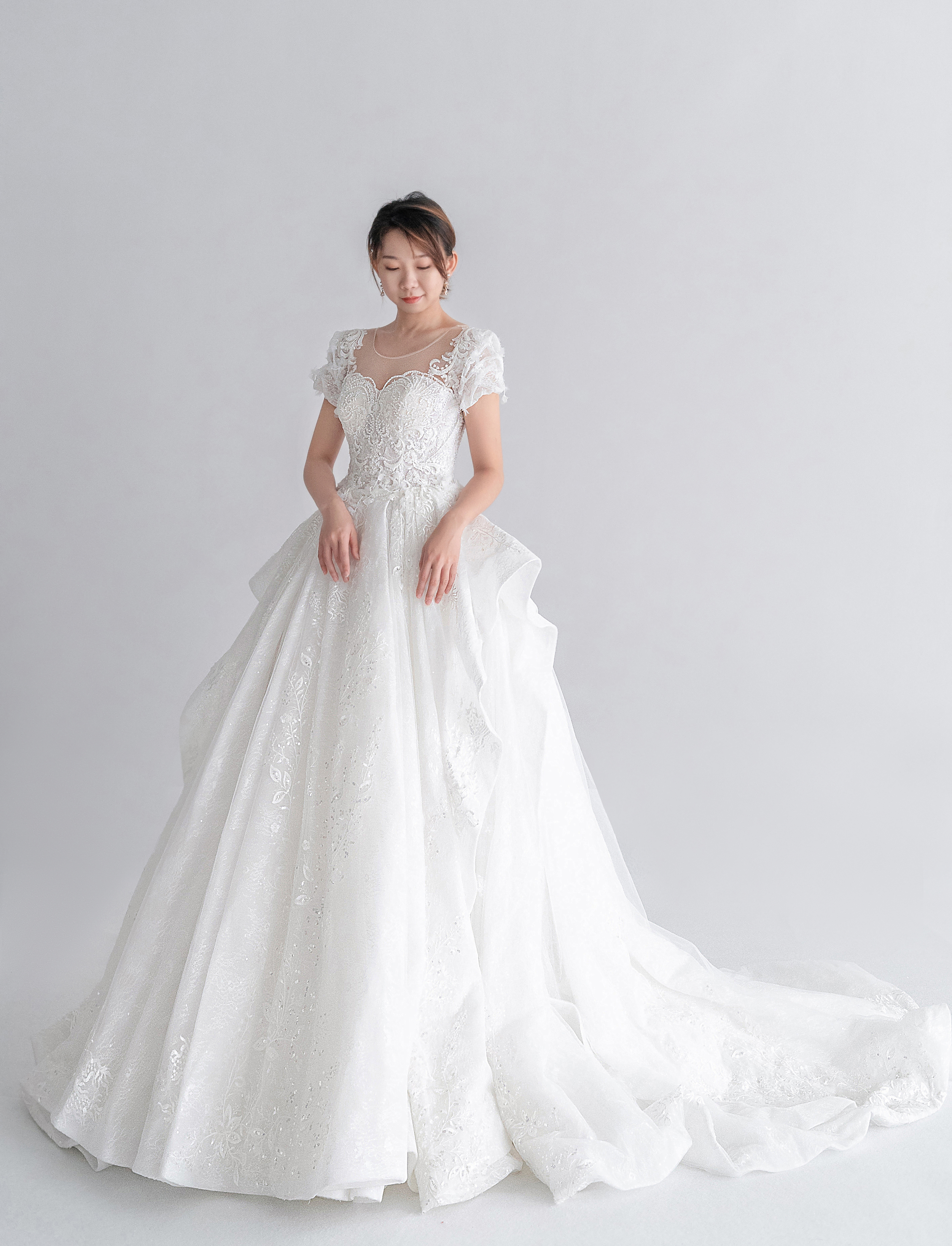 法式复古小拖尾