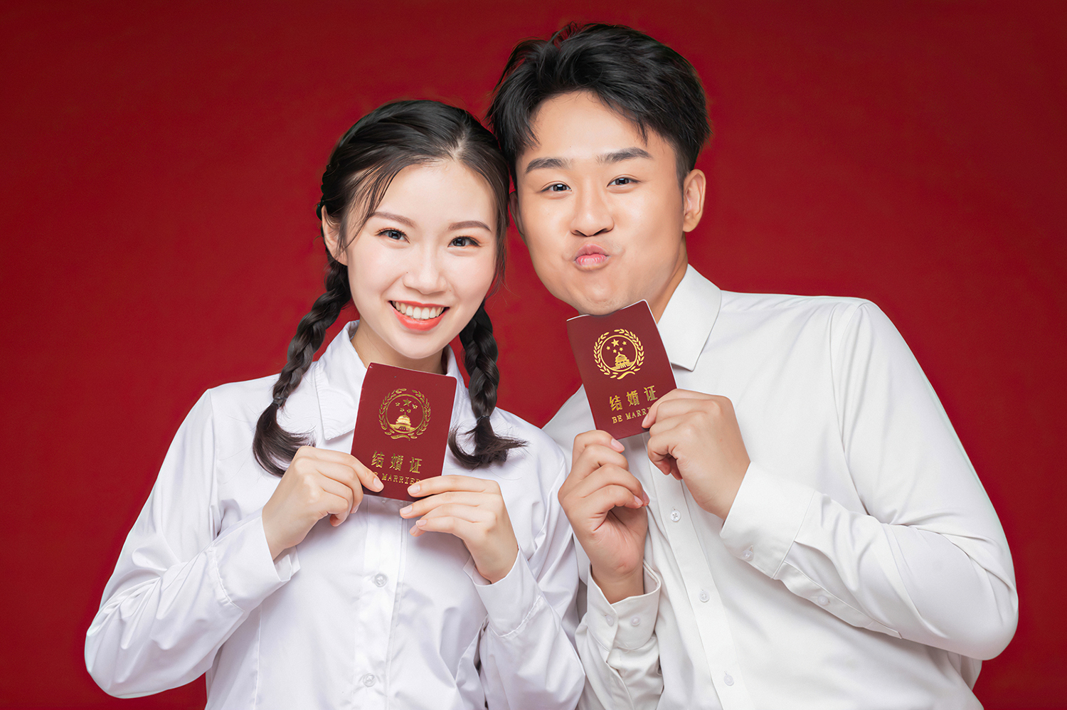 結(jié)婚登記照/證件照+服裝+妝面