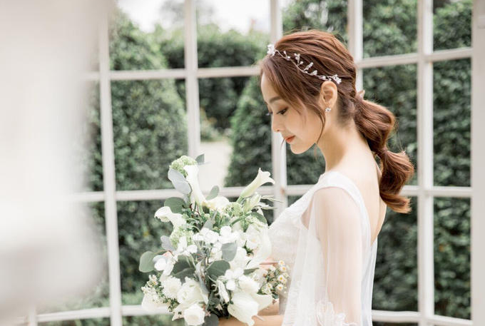 拍婚纱照染什么颜色的头发好看