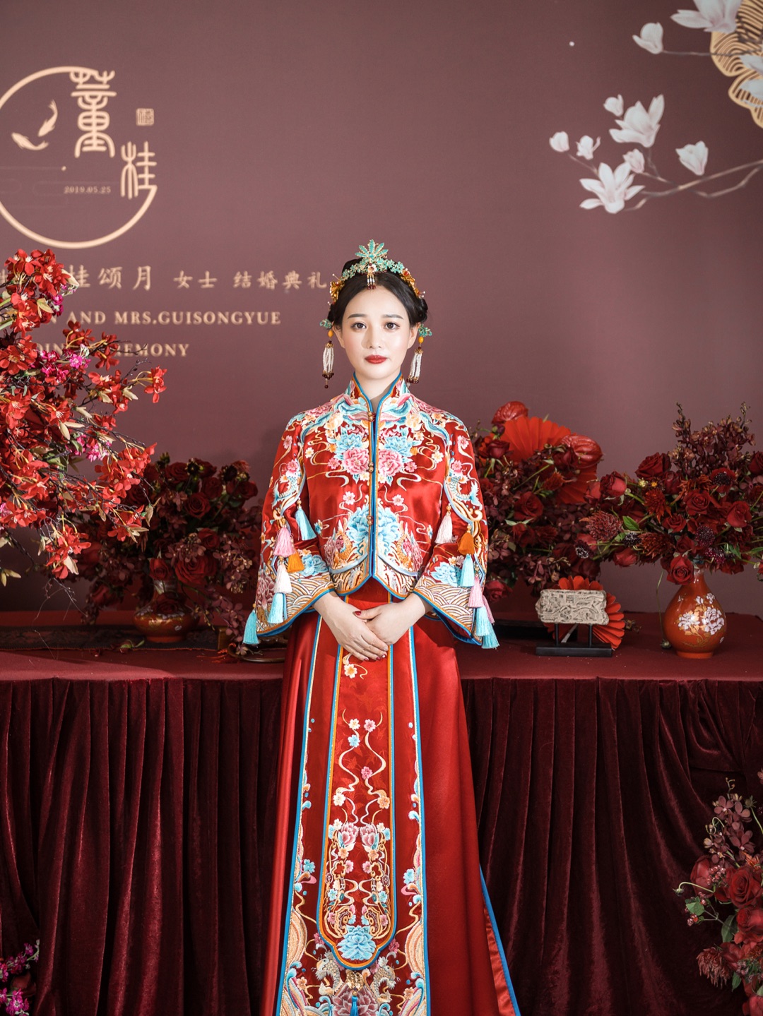 💖我宣布西式过时了，中式婚纱才是最美的！