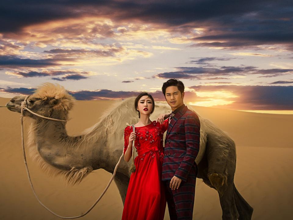 新疆慕尚婚纱摄影-浩瀚沙漠