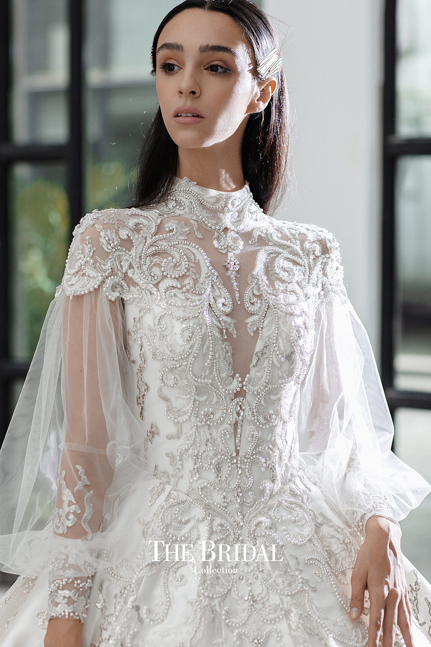 婉汀国际婚纱|拖尾仪式纱主纱