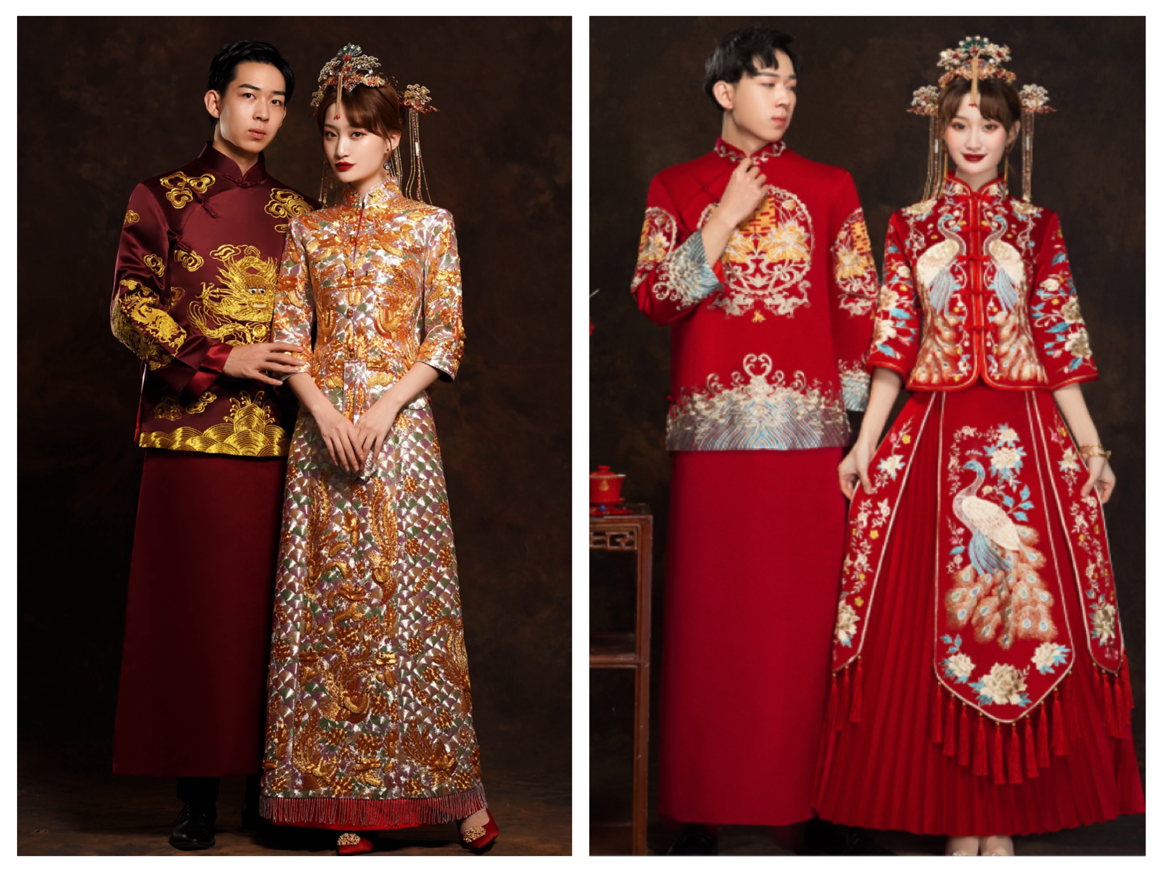 秀鳳中式禮服婚紗，優質中式婚紗、龍鳳褂、秀禾服，新娘們都愛瘋了！