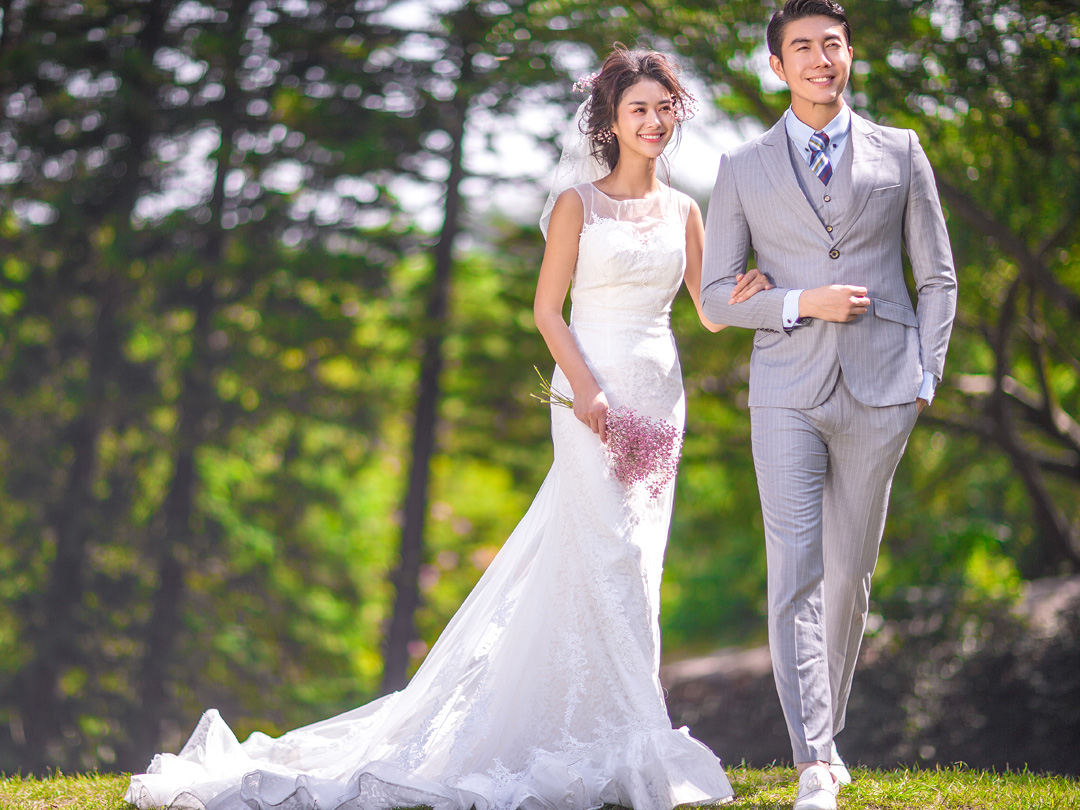 周口巴藜春天婚紗攝影【那片草地】新尚風格底片全送