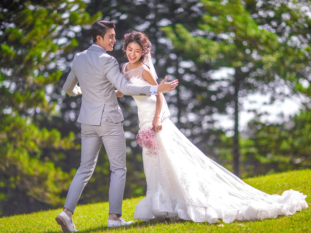 周口巴藜春天婚紗攝影【那片草地】新尚風格底片全送