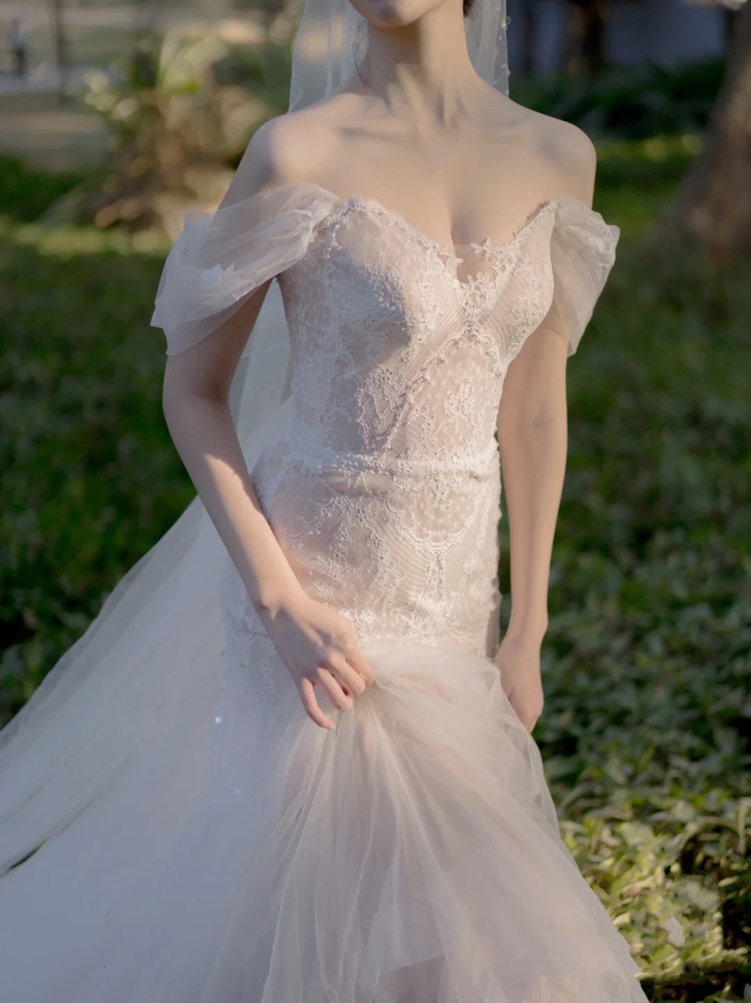 女神气质鱼尾婚纱