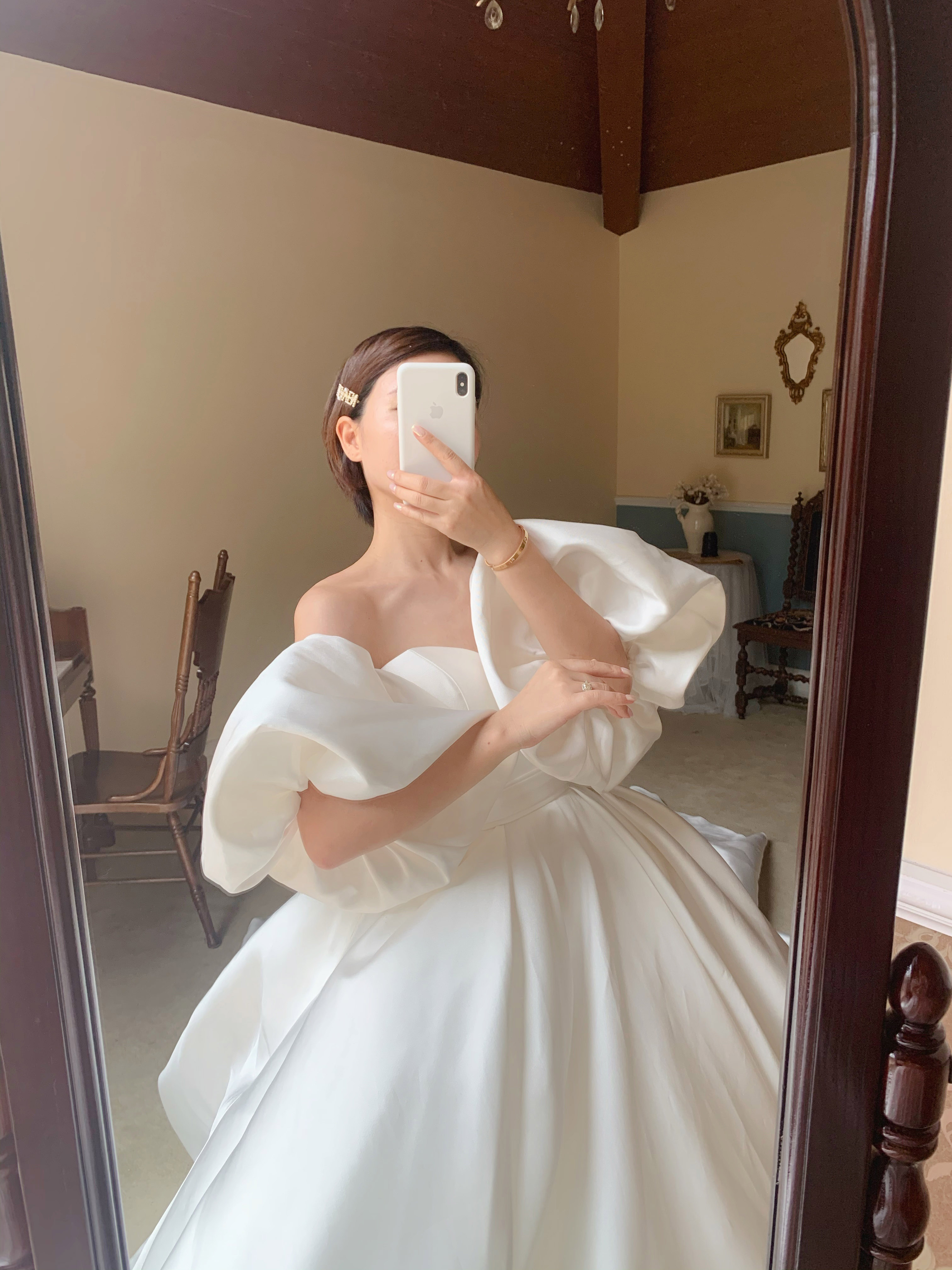 【一笙】进口缎面一纱多穿