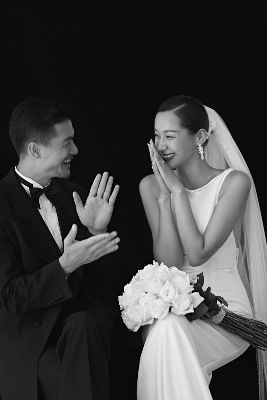 北岛视觉 / 黑白纪实室内婚纱照