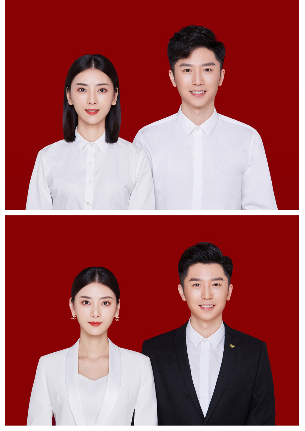 【结婚登记】送领证跟拍精修15张