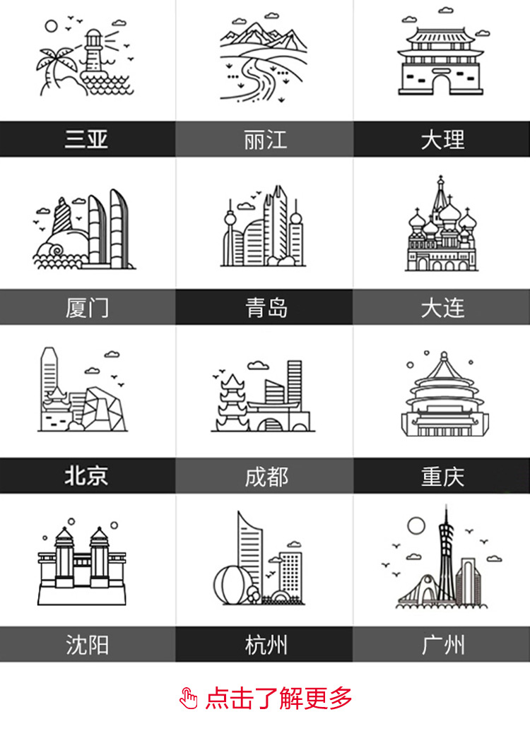 【品質(zhì)套餐】自由行+酒店3晚+精修75