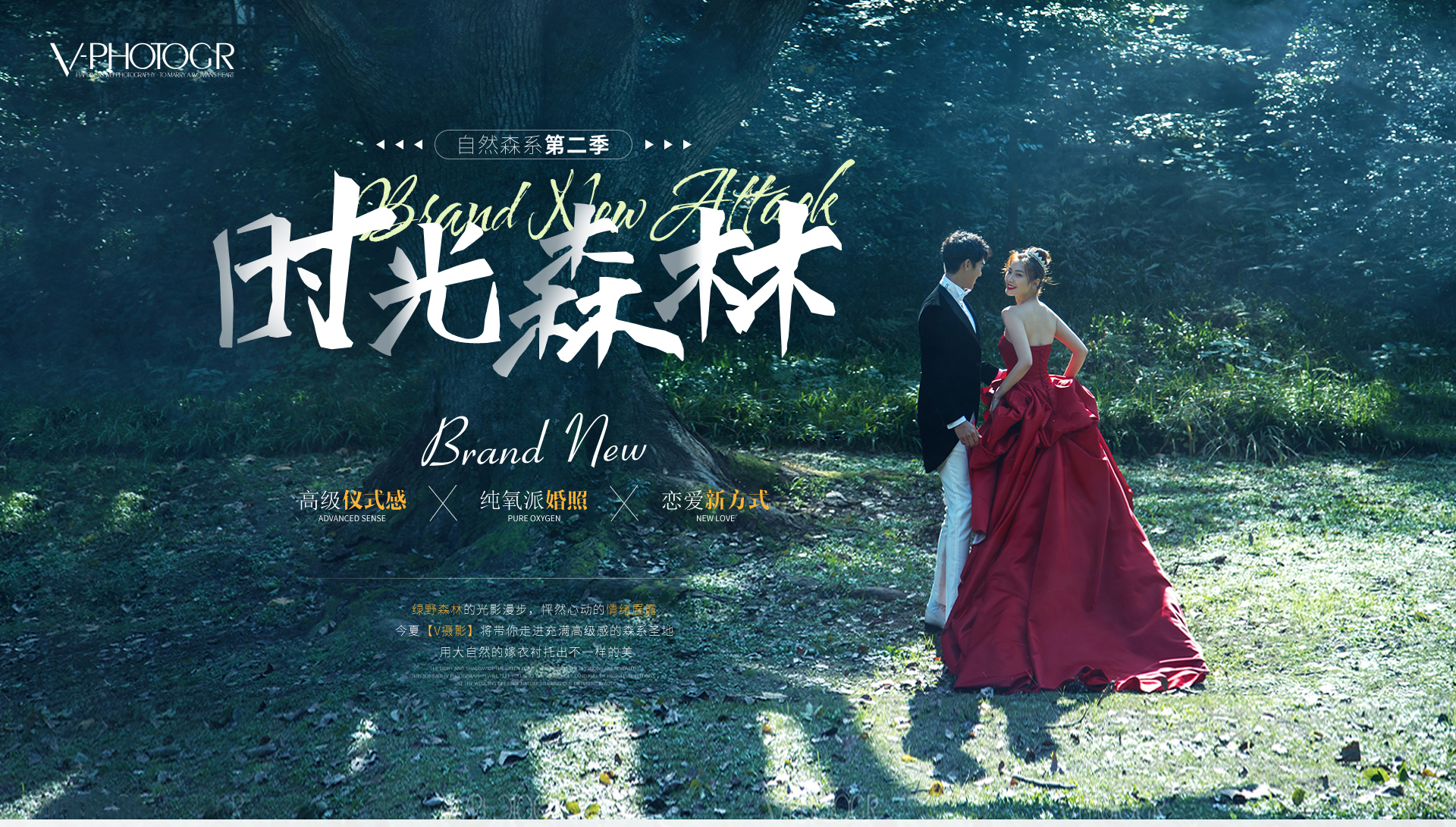 【唯美森系】双机位拍摄+一对一拍摄+风格场景任选