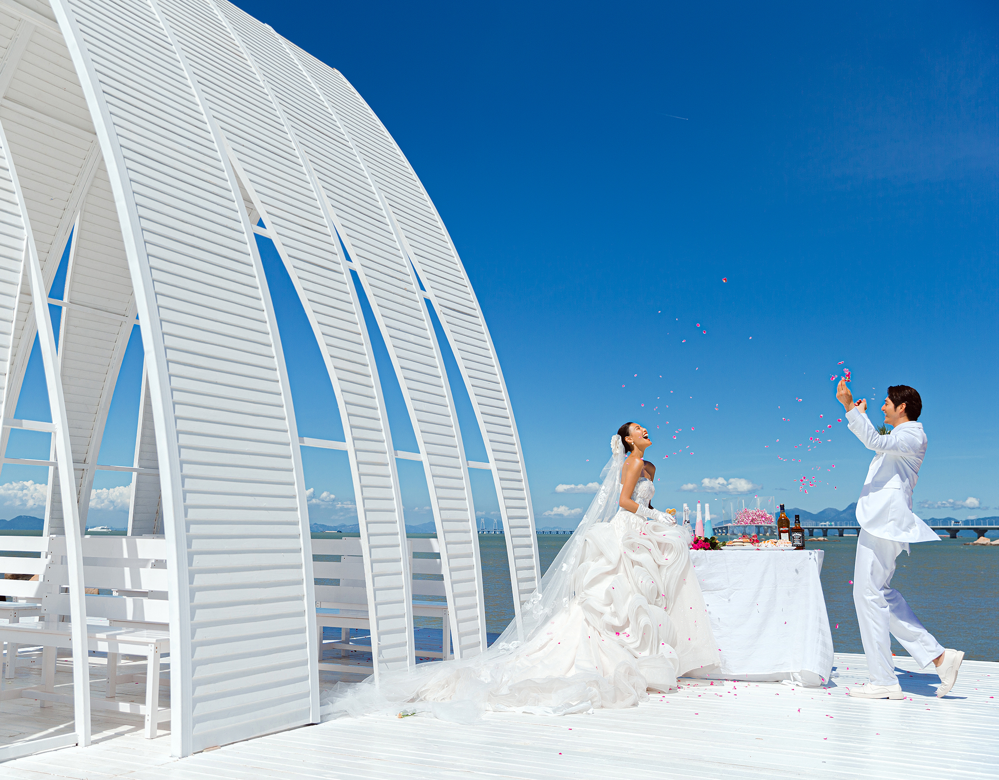 外景：珠海九州岛  不花冤枉钱/全包婚纱照