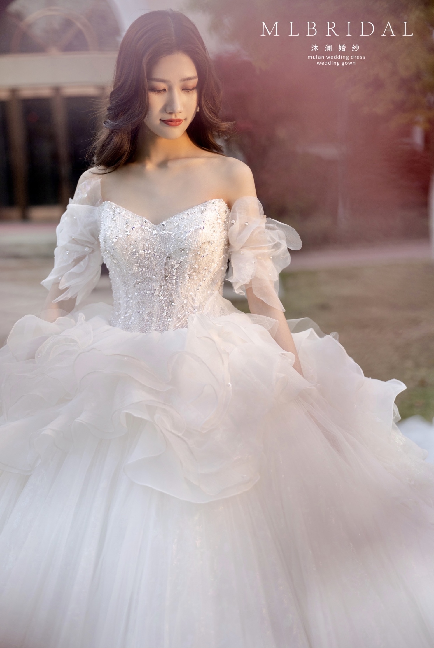 云端 藏进婚纱里的柔软云朵
