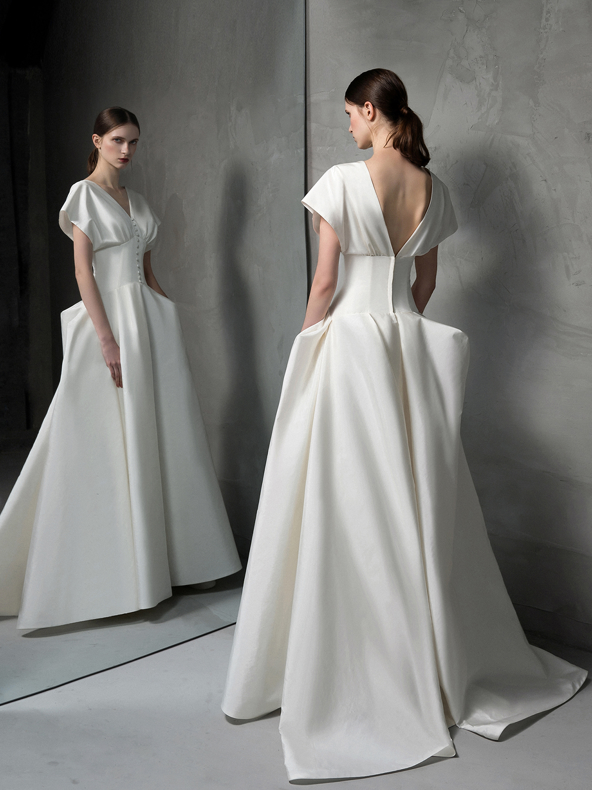 明星款丨时尚vintage风婚纱