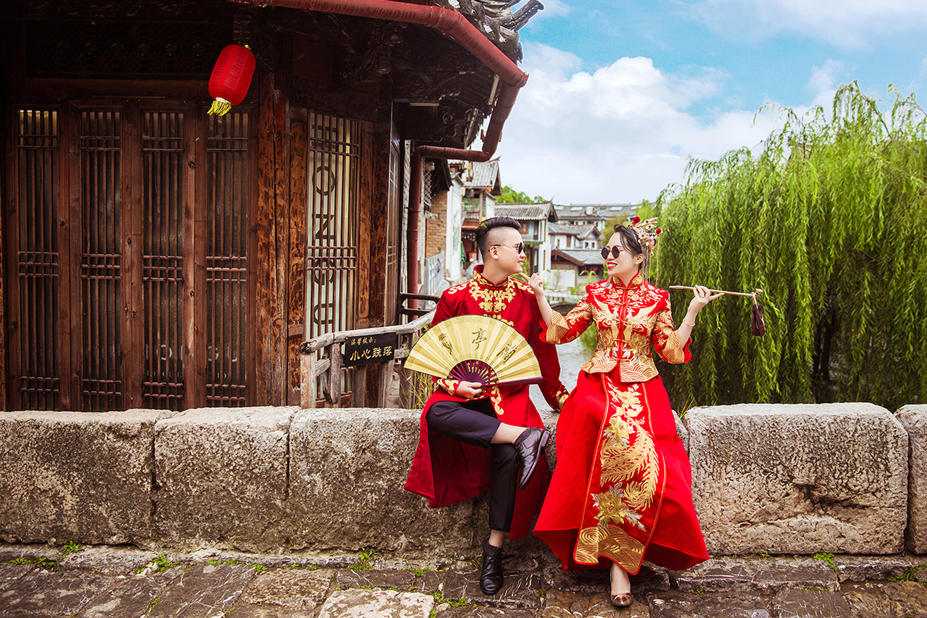 【春羽映画】精致唯美云南旅拍小清新新中式婚纱照