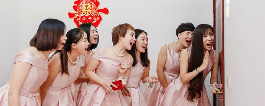 新郎堵门问题的回答