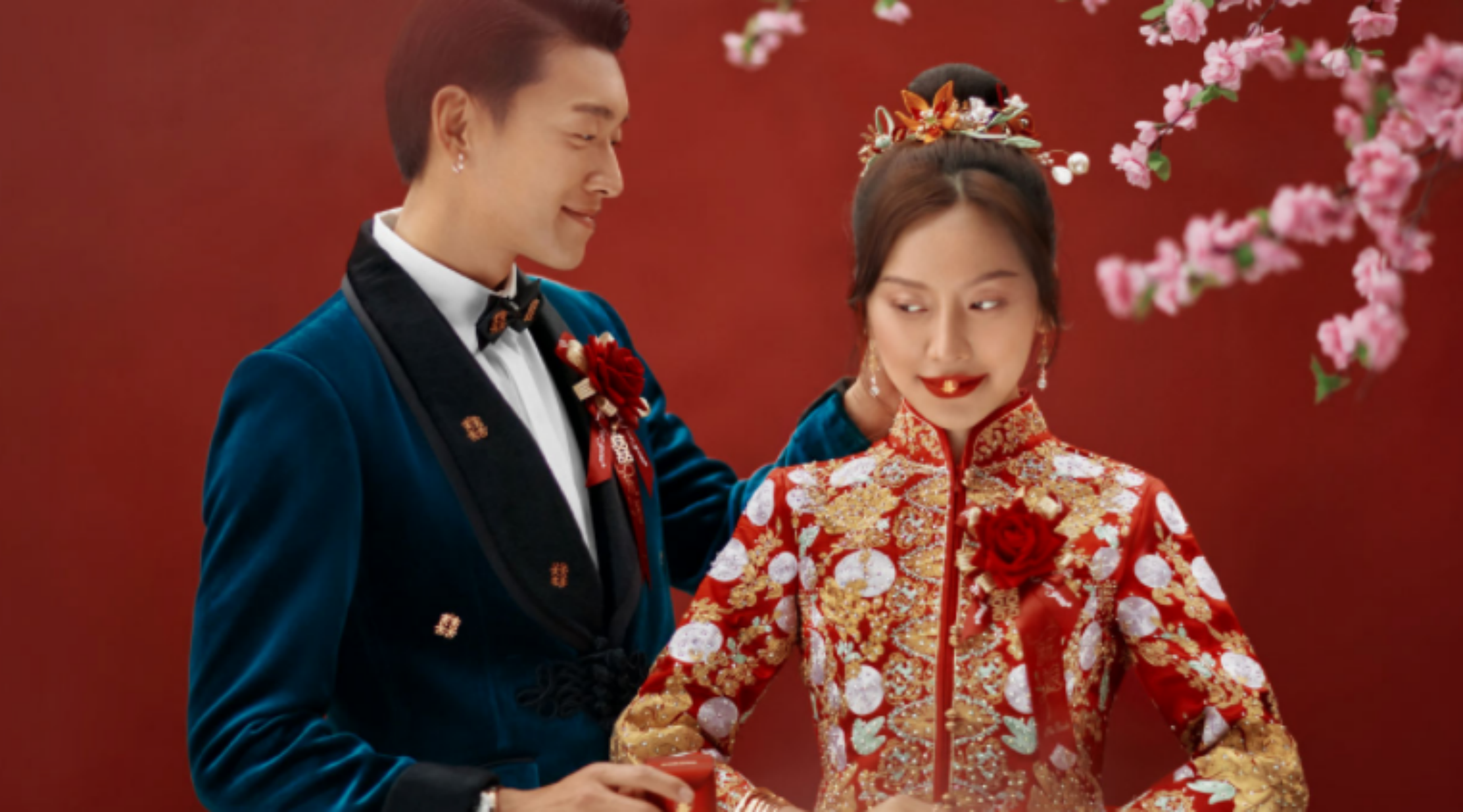 王宫高端婚纱摄影中式推荐