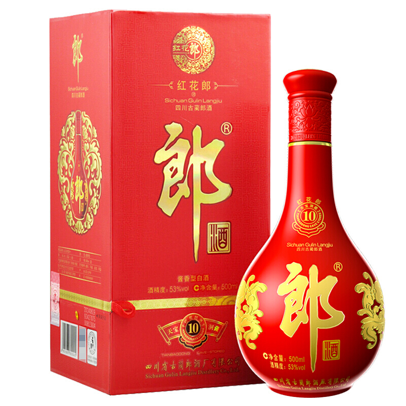 郎酒 红花郎十（10） 陈酿 53度500ml