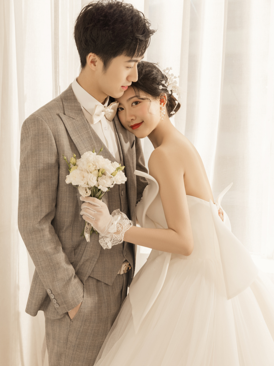 安化麦田婚纱摄影底片全送  外景+内景中式森系