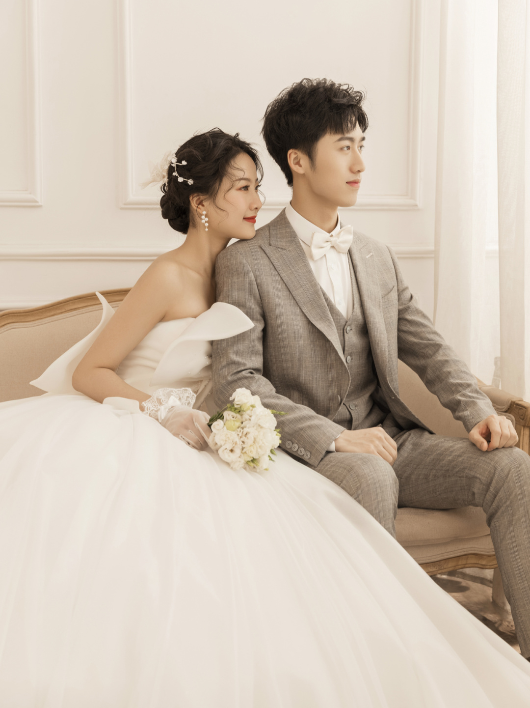 安化麦田婚纱摄影底片全送  外景+内景中式森系