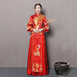 中式礼服千万别这么穿，穿错了小心变成姨太太！