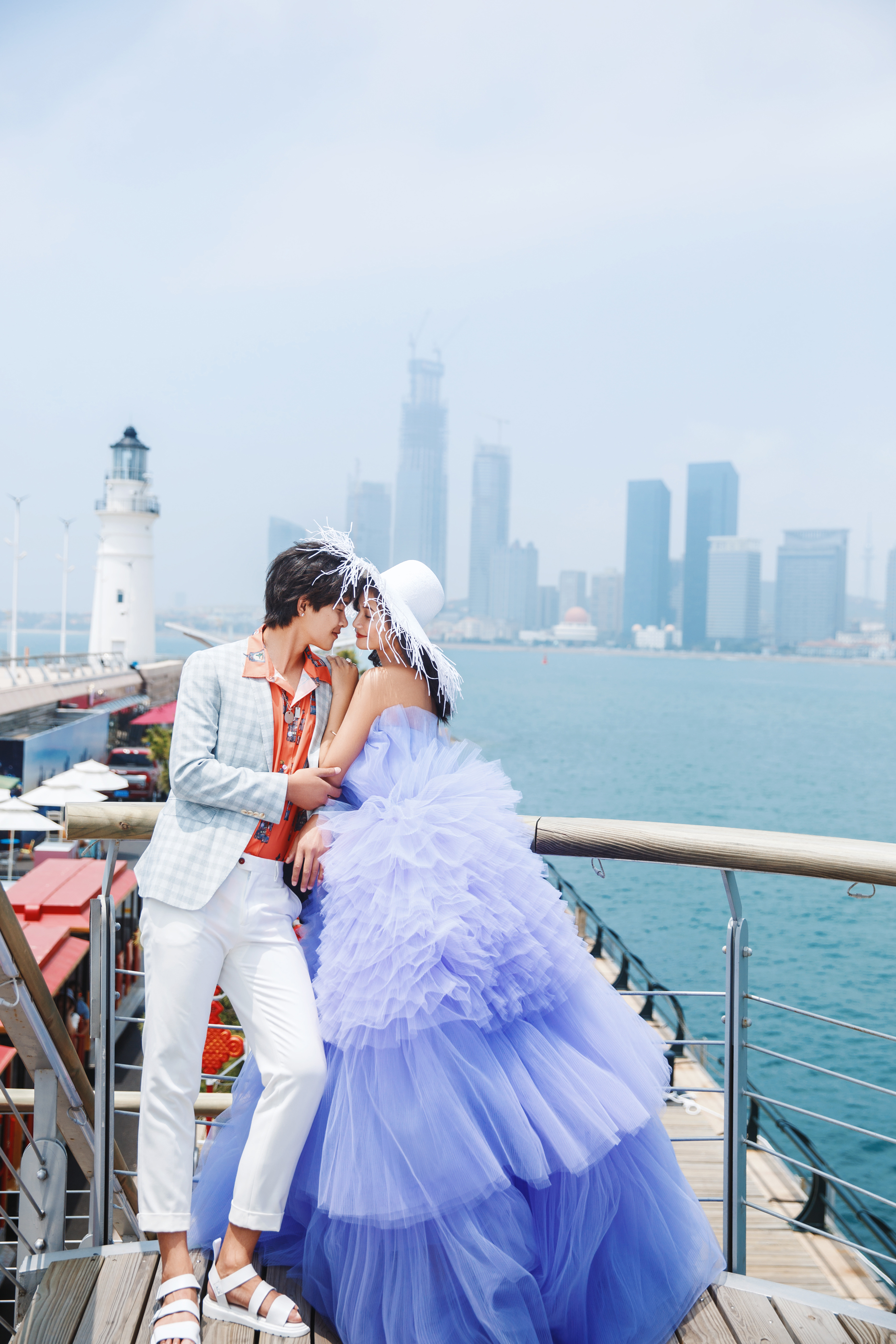 《情人坝 灯塔-海景婚纱照一》