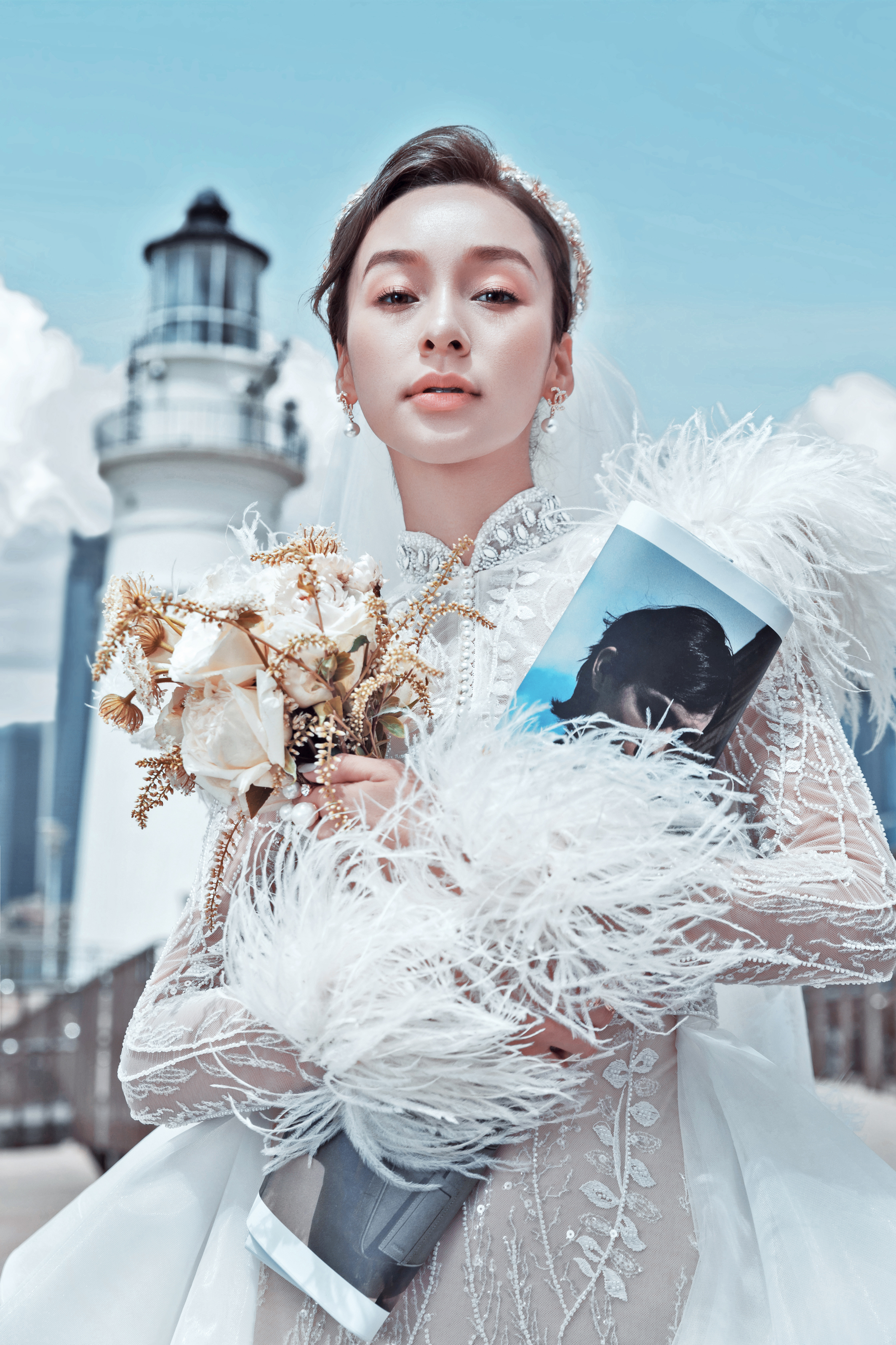 《情人坝 灯塔-三》-高级单婚纱摄影