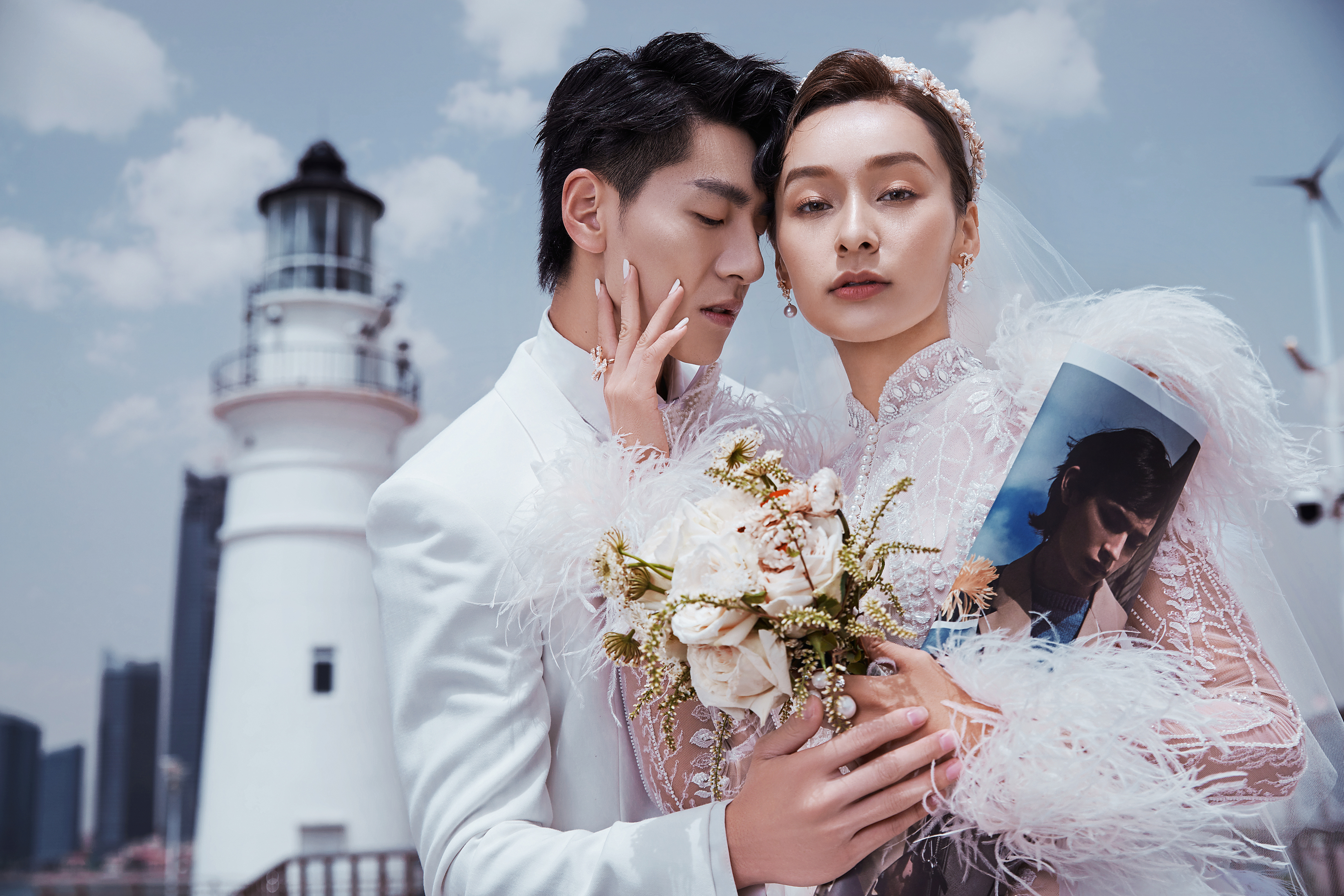 《情人坝 灯塔-三》-高级单婚纱摄影