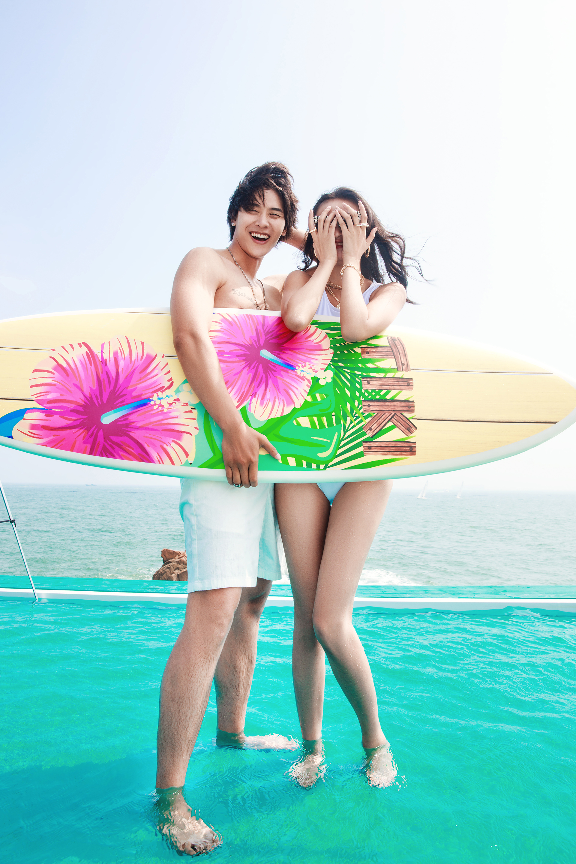 《海天一线-海景婚纱照》