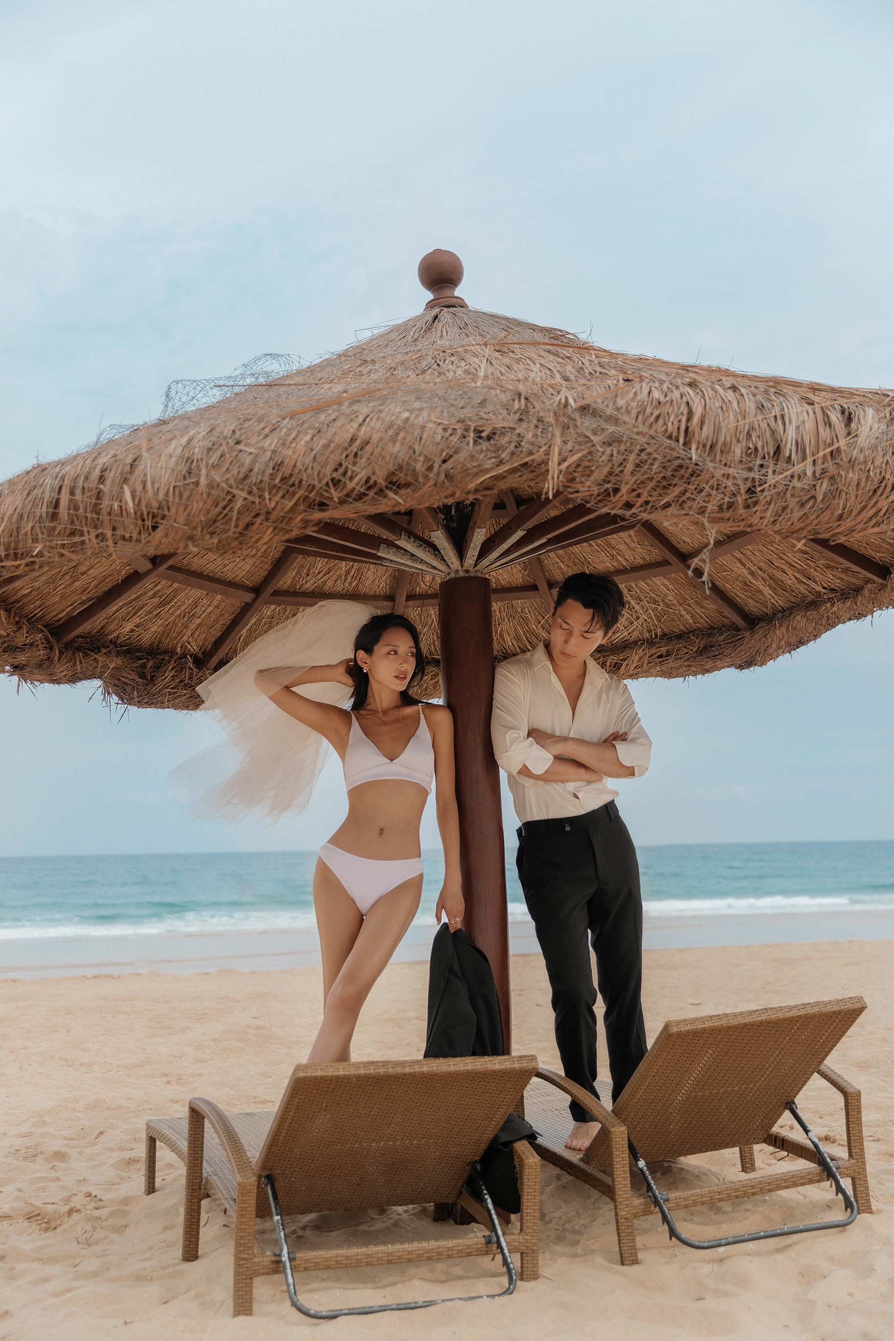 《浪漫比基尼-海景婚纱照》