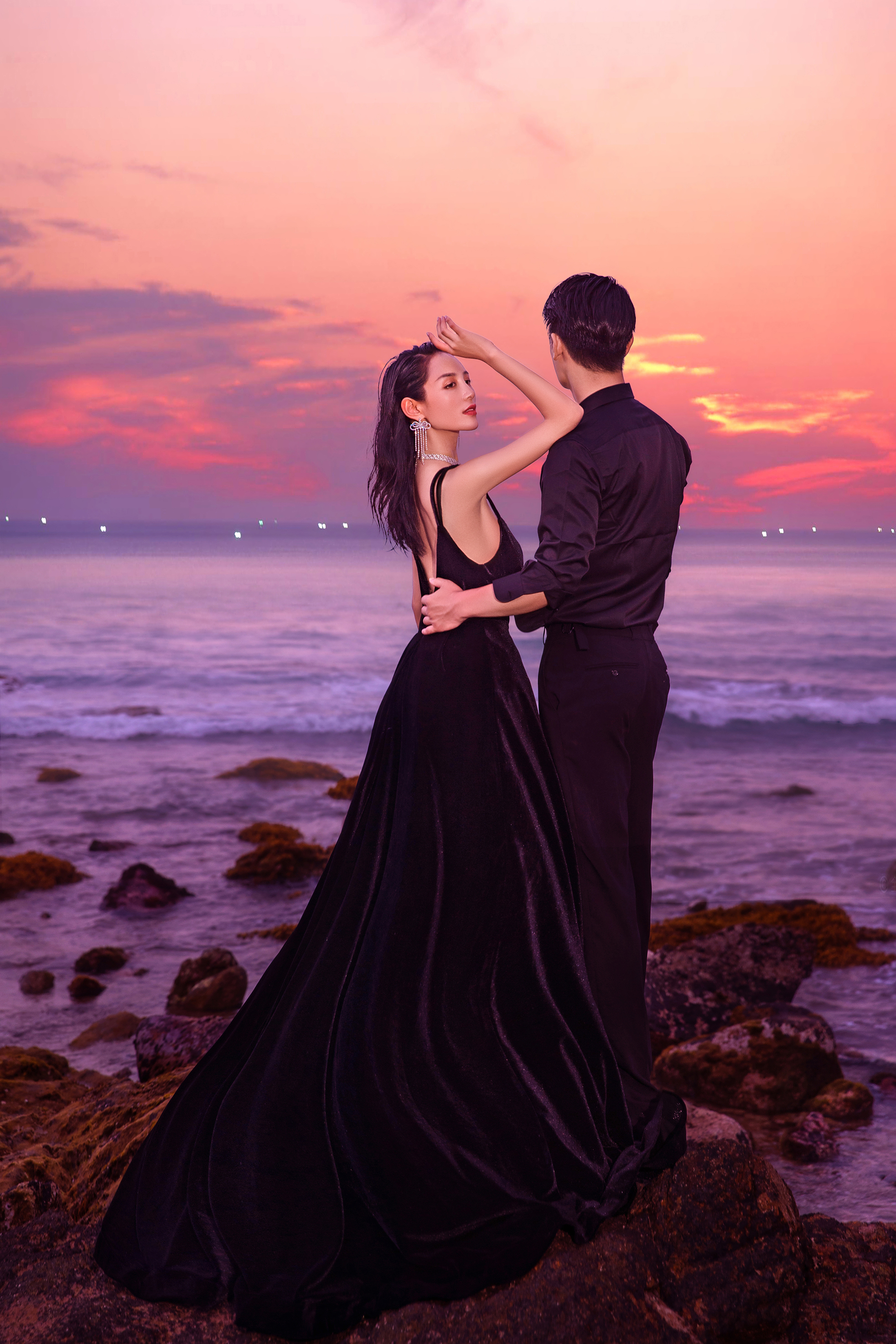 《永不落幕的浪漫-海景婚纱照》