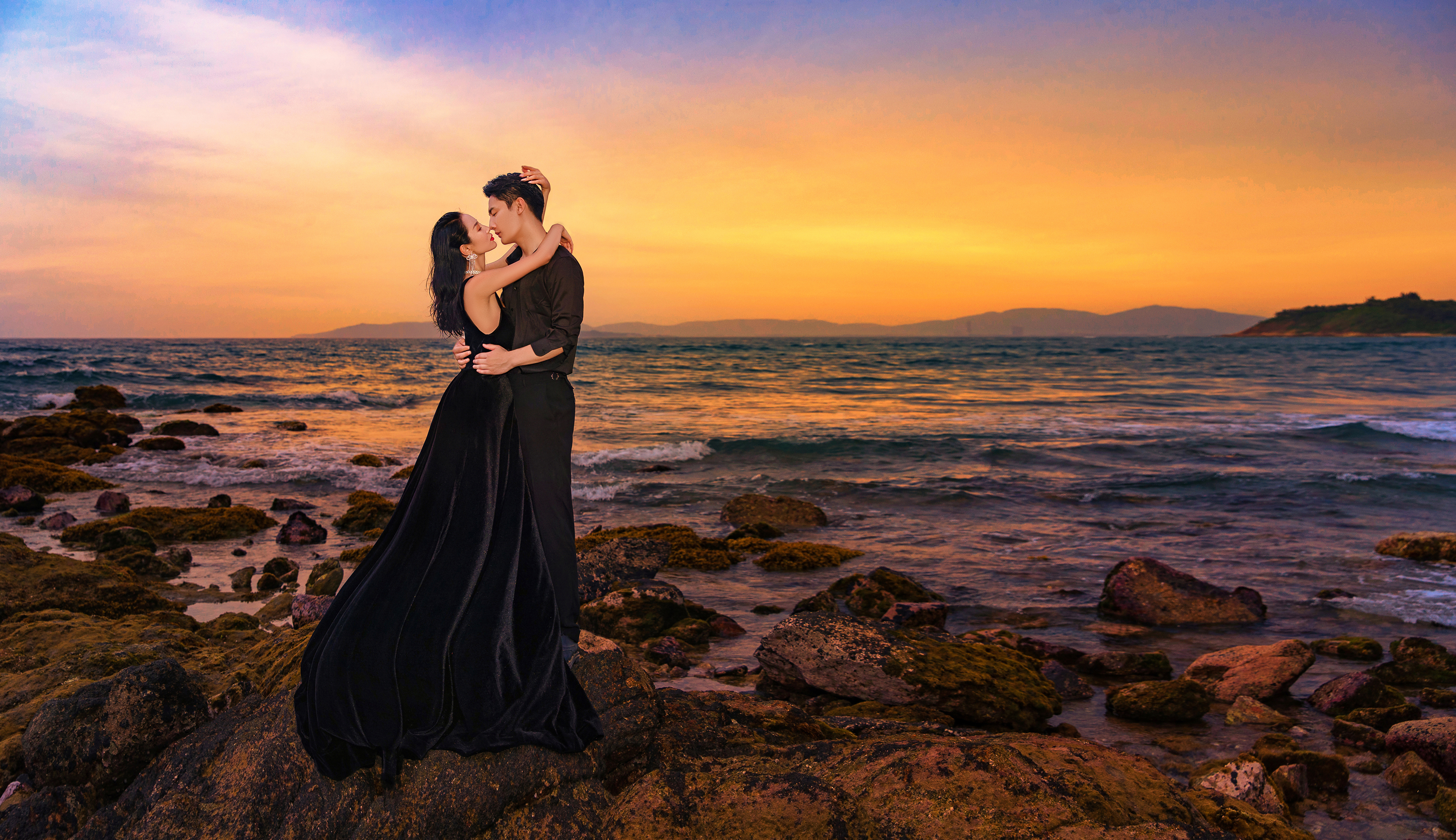 《永不落幕的浪漫-海景婚纱照》